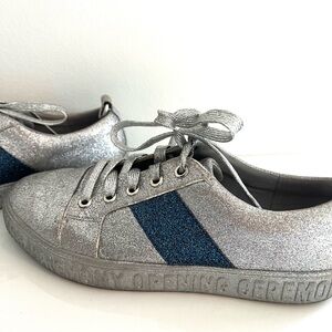 Opening Ceremony size 39.  Silver Glitter. Good condition.